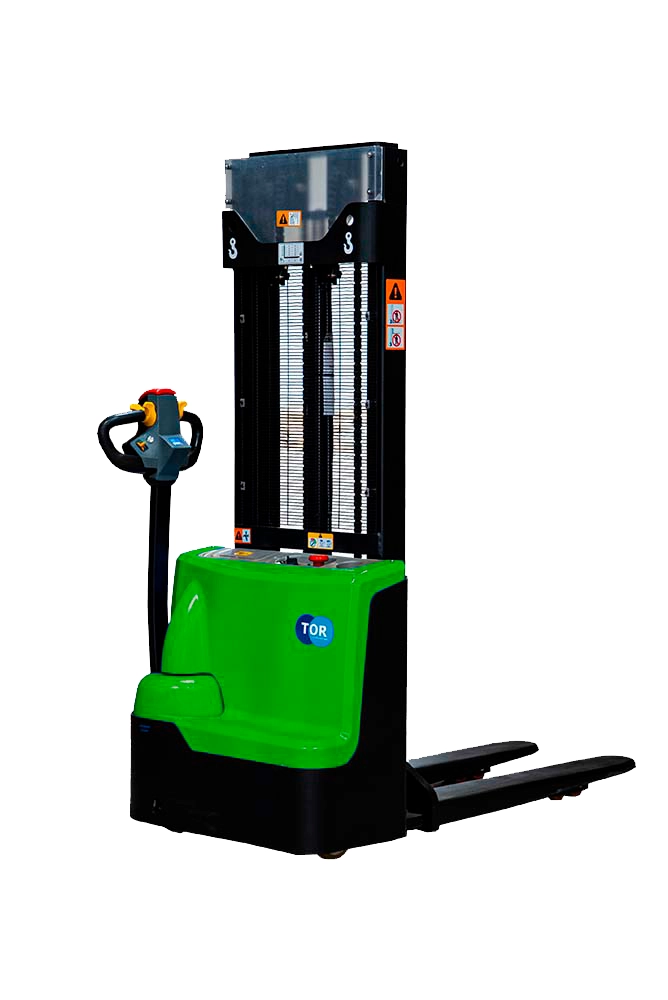 Штабелер самоходный 1,5 т 2,0 м TOR WS15H-2000SC PRO Li-ion 24/60 В/Ач контр. скорости подъема