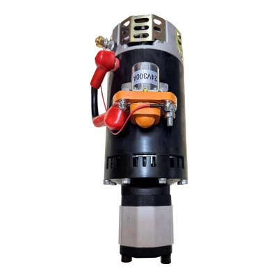 Мотор-насос (минимаслостанция) XL019-24450 - 4.5 kw 24V / 20А8.2Х066-R для автовозов ROLFO