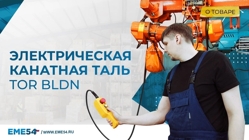 Таль электрическая подвесная TOR BLDN-YT-STL 300/600BP (канат 200 м) - изображение