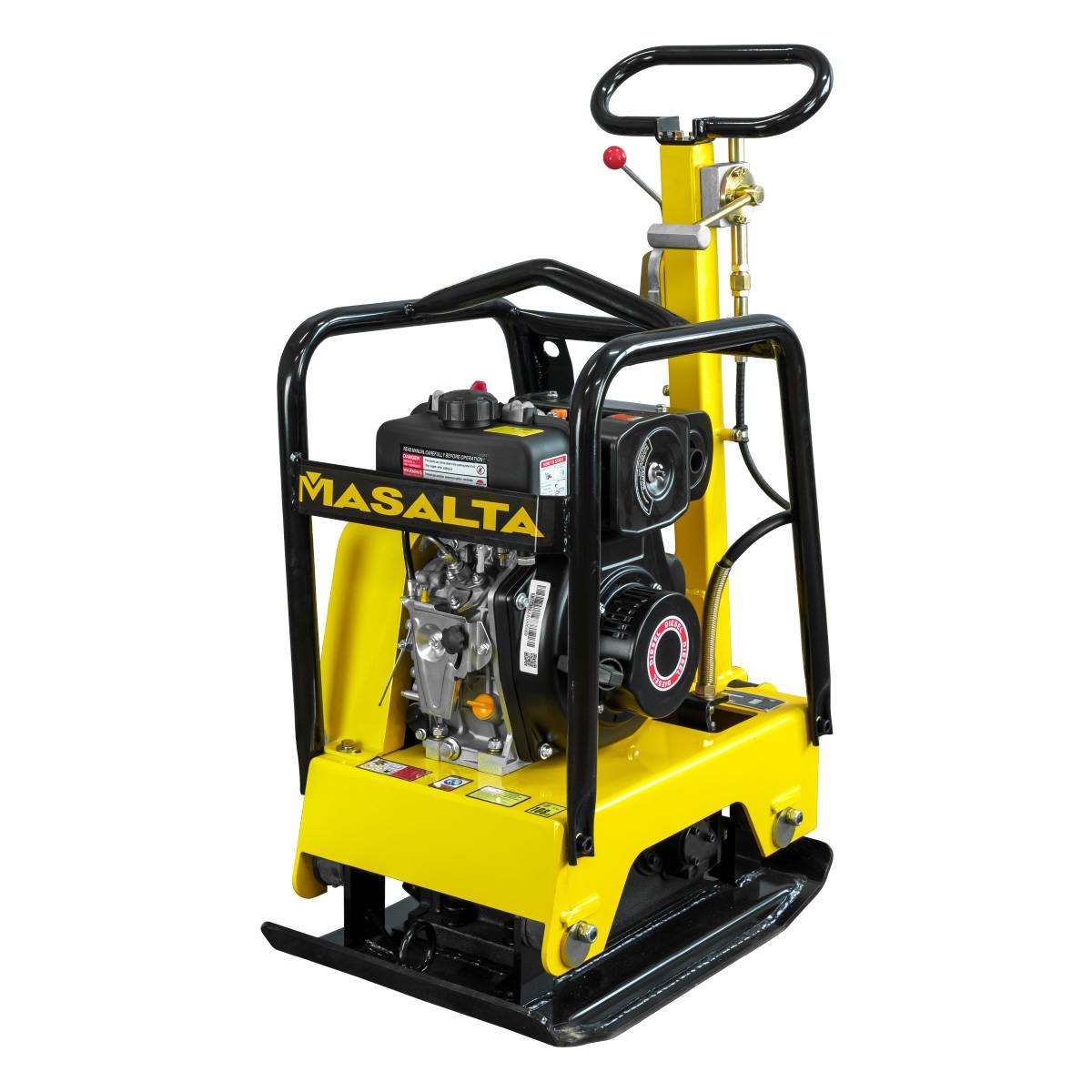 Виброплита MASALTA MS-125-1 (дизельная, Kama KM173F, 3,5 (4,5) кН (л.с.), 137 кг)