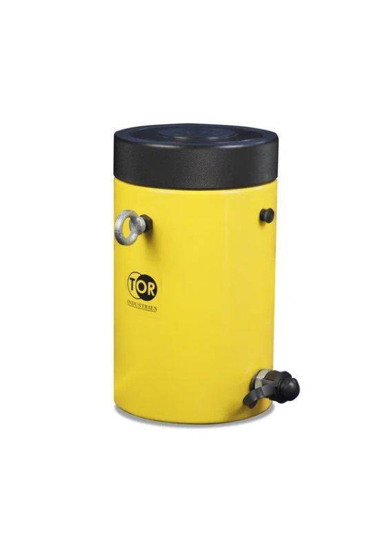 Домкрат гидравлический TOR ДГ100П150Г 100 т с фиксирующей гайкой