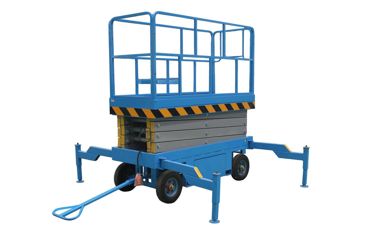 Подъемник ножничный передвижной 500 кг 12/14 м TOR SJY-0,5-12 AC 380В сетевой (Y)