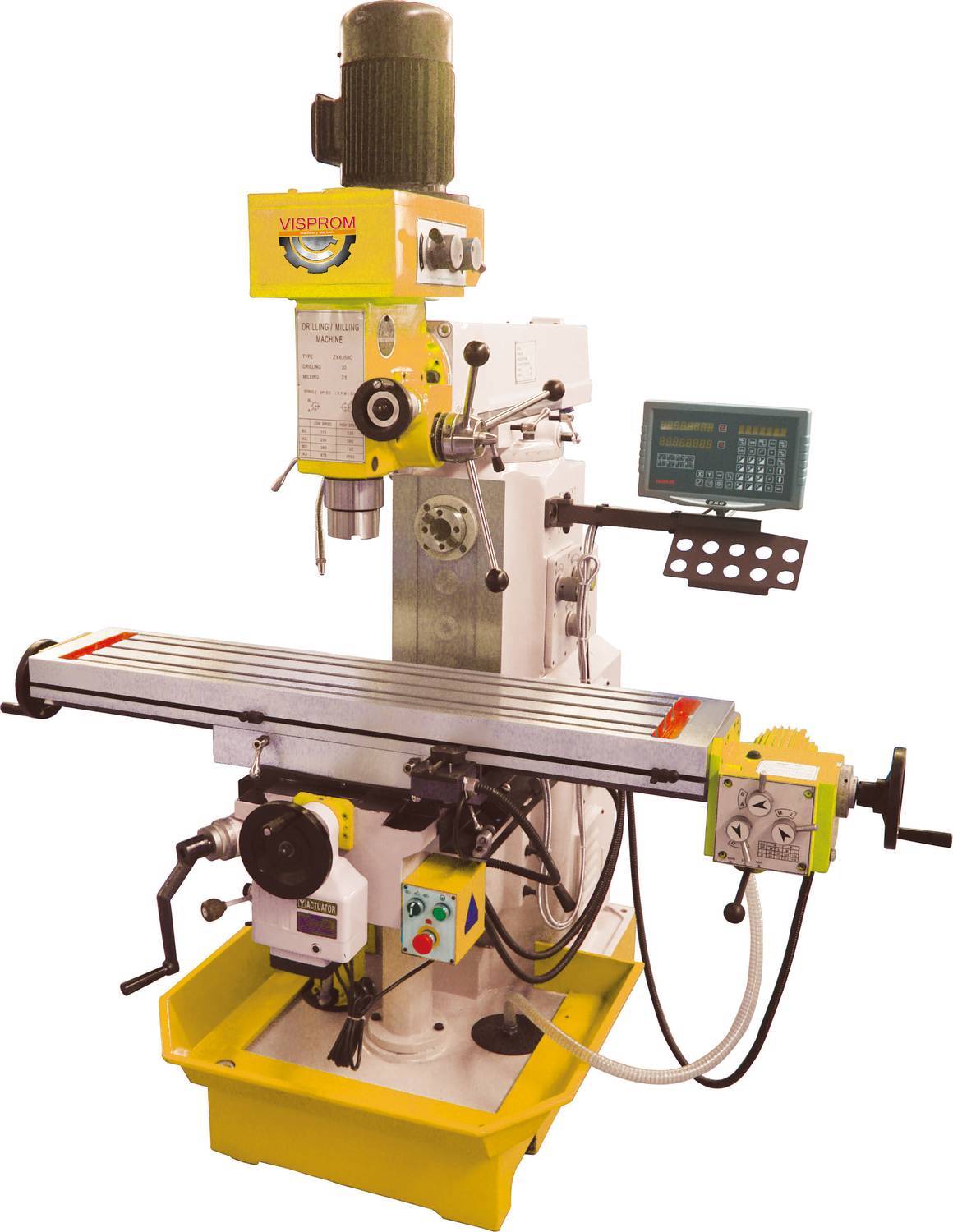 Универсальный фрезерный станок с цифровым измерением Proma FHX-50PD