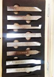 Комплект резцов HSS 12х12мм, 8 шт