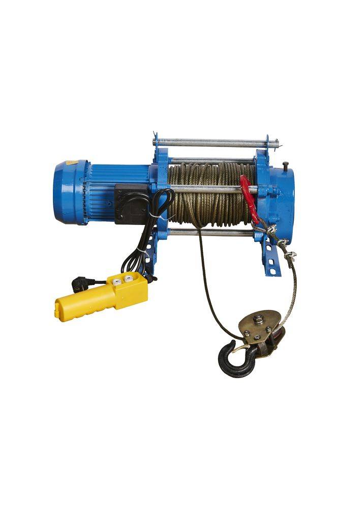 Лебедка TOR ЛЭК-500 E21 (KCD) 500/1000 кг 220 В с канатом 70/35 м