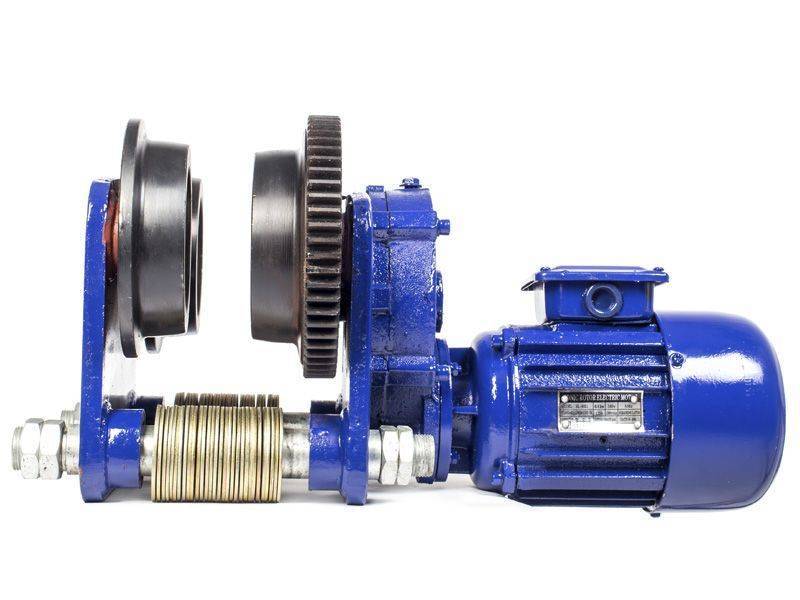 Тележка для балок подвесных концевых TOR 1-2-3 т 0,4кВт приводная