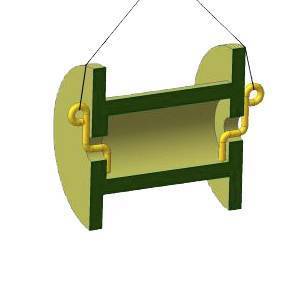 Захват грузовой для барабанов с кабелем ЗГБ-3,2т