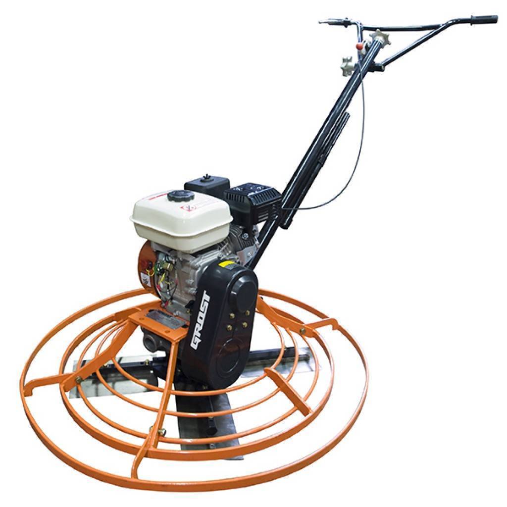 Затирочная машина универсальная GROST ZMU.G с бензиновым приводом