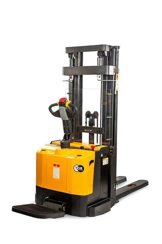 Штабелер самоходный 2,0 т 5,5 м TOR ES20T4 Li-ion 24/200 В/Ач ЭУР, Curtis, H-мачта (с платформой)