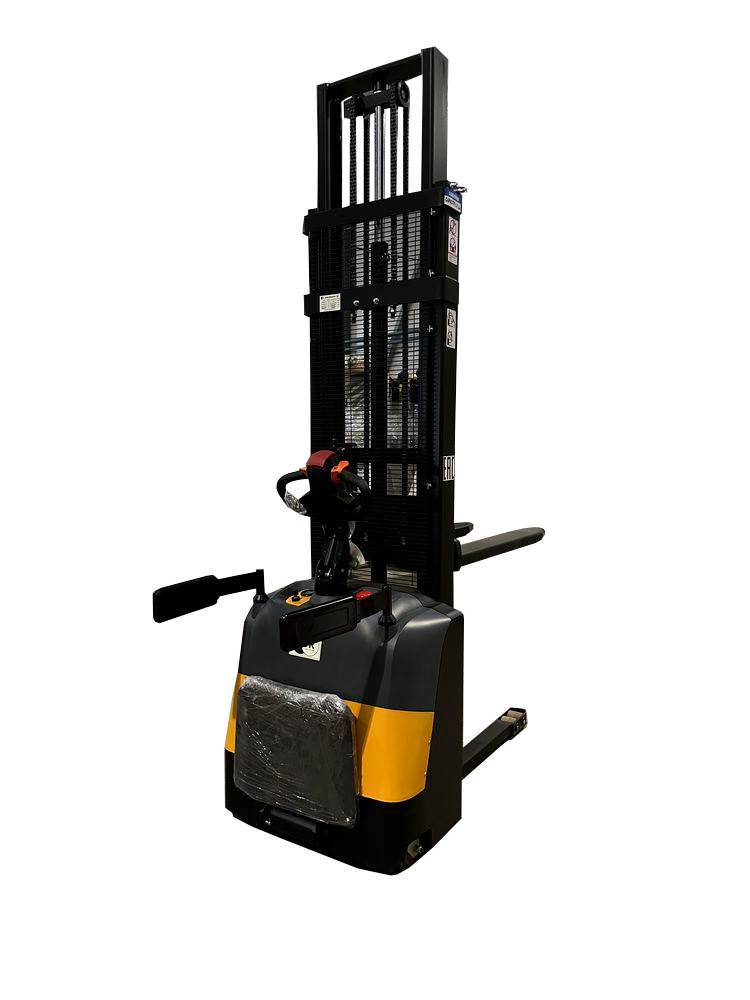 Штабелер самоходный 1,5 т 3,5 м TOR QDA15-EM 24/125 В/Ач с раздвижными вилами (с платформой)