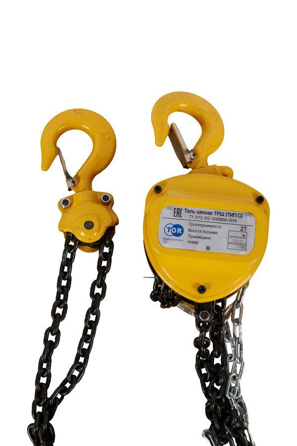 Таль ручная шестеренная TOR ТРШ C 2ТХ6М