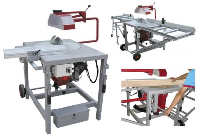 Циркулярная пила Proma PKS-400P + 2 рольганга