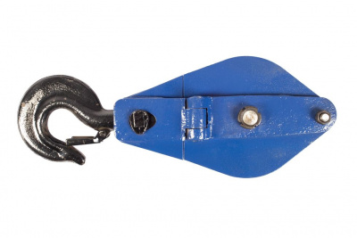 Блок монтажный однорольный с  крюком TOR HQG(L) K1-3,2 т с откидной щекой