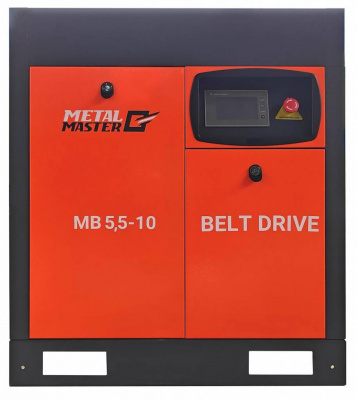 Винтовой компрессор с ременным приводом Metal Master MB 5,5-10