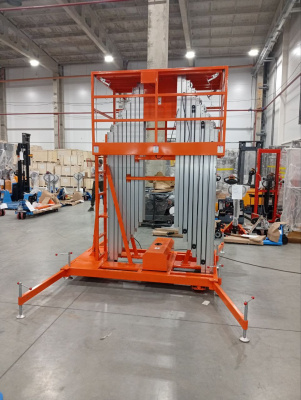 Подъемник мачтовый аккумуляторный 250 кг 12/14 м TOR GTWY12-320 DC (G)